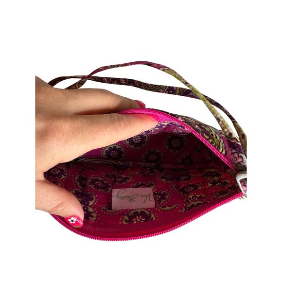 Y2K Vera Bradley Pink Paisley Print Shoulder Bag Mini - Picture 6 of 6
